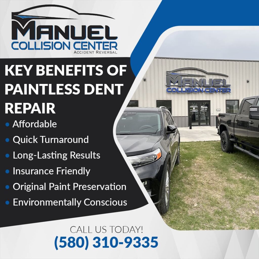 key benefits of paintless dent repair