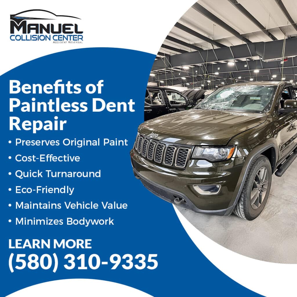 Benefits of paintless dent repair