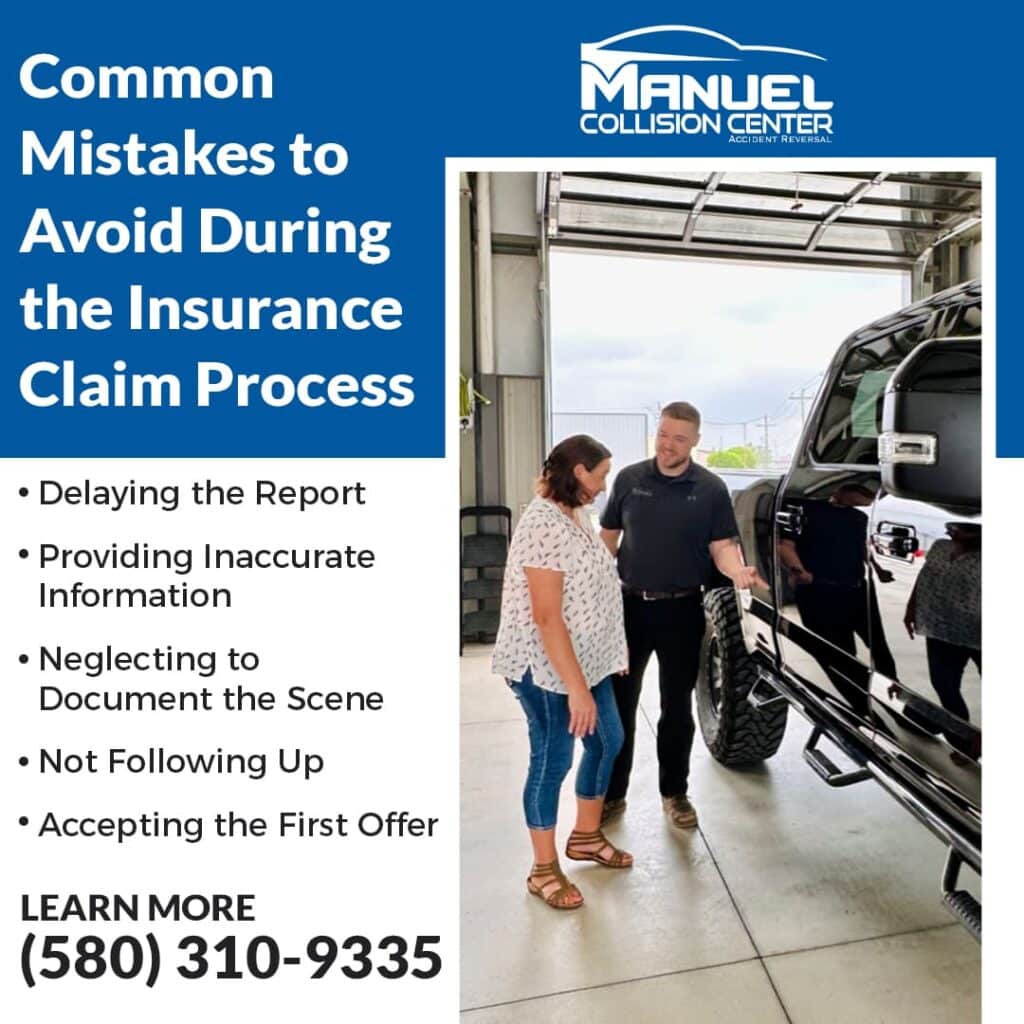 common mistakes to avoid during the insurance claim process